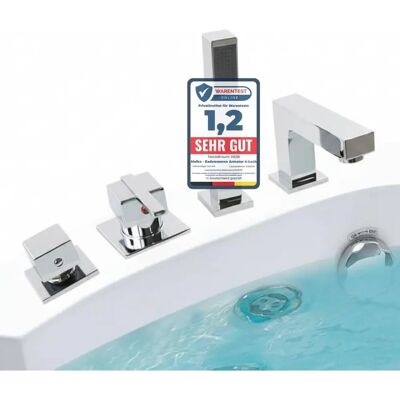 MELKO - BathFaucet - 4 trous - douchette - Faucet - Publicité MELKO - BathFaucet - 4 trous - douchette - Faucet - Publicité