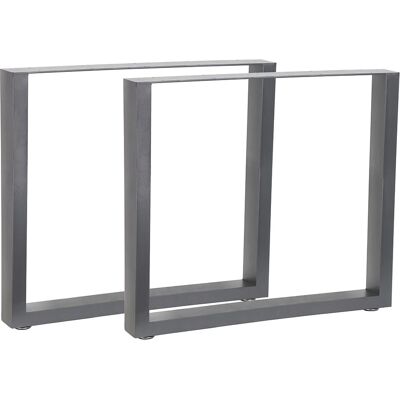 Mucola - Patas para mesa Gris 80x72cm Patas de acero para mesa Mucola - Patas para mesa Gris 80x72cm Patas de acero para mesa