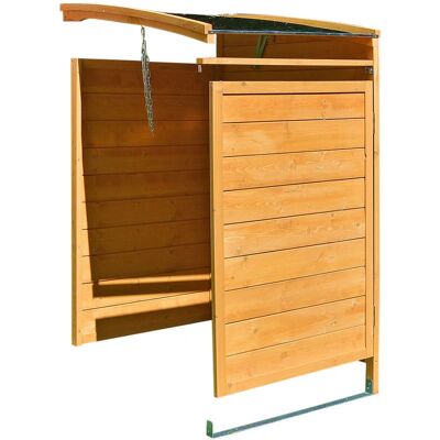 Contenitore rifiuti marrone MUCOLA 240L con estensione - Casa/Esterno Contenitore rifiuti marrone MUCOLA 240L con estensione - Casa/Esterno