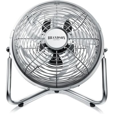 Brandson Windmaschine 30cm - Silber - Bodenventilator Brandson Windmaschine 30cm - Silber - Bodenventilator