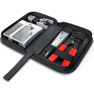 CSL Network Cable Tester RJ45/RJ11 - Kit Included - Dual-Speed CSL Network Cable Tester RJ45/RJ11 - Kit Included - Dual-Speed