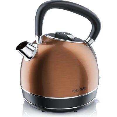 Arendo Kupfer Vintage Retro Style Wasserkocher - 1,7L, 2200W Arendo Kupfer Vintage Retro Style Wasserkocher - 1,7L, 2200W