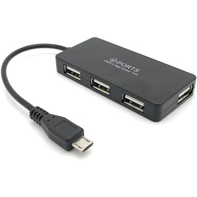 Sertronics - 125150 - 4-Port USB 2.0 OTG - USB hub Sertronics - 125150 - 4-Port USB 2.0 OTG - USB hub