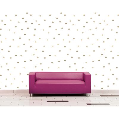 QUEENCE Vinyltapete Eno - Selbstklebend 90x250cm, gold - Wand & Tür Dekor QUEENCE Vinyltapete Eno - Selbstklebend 90x250cm, gold - Wand & Tür Dekor