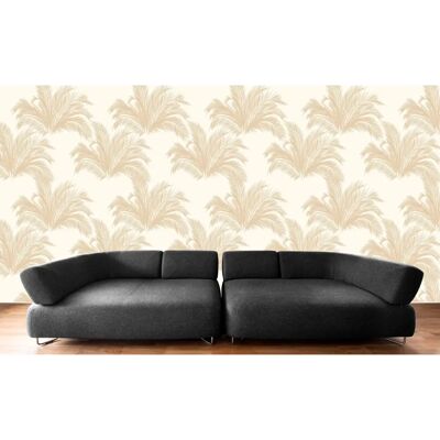 Queence Beigene Vinyl Tapete - 0,9 x 2,5m, Selbstklebend, Natürlicher Motiv, Langlebig Queence Beigene Vinyl Tapete - 0,9 x 2,5m, Selbstklebend, Natürlicher Motiv, Langlebig