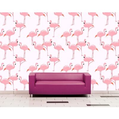 QUEENCE Ierda Rosa Vinyltapete - Tapete QUEENCE Ierda Rosa Vinyltapete - Tapete