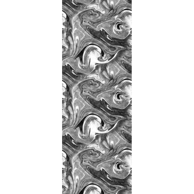 QUEENCE Nep Vinyltapete - Selbstklebend - 90x250cm - Schwarz-Weiß QUEENCE Nep Vinyltapete - Selbstklebend - 90x250cm - Schwarz-Weiß