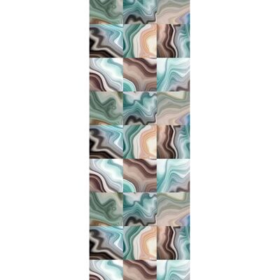 QUEENCE Bieb Vinyltapete - Mehrfarbig Strukturiert - 90x250cm QUEENCE Bieb Vinyltapete - Mehrfarbig Strukturiert - 90x250cm