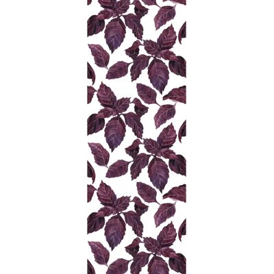 QUEENCE Hinn Vinyltapete - Botanisches Muster, 90x250 cm, Rot & Weiß - Tapete QUEENCE Hinn Vinyltapete - Botanisches Muster, 90x250 cm, Rot & Weiß - Tapete