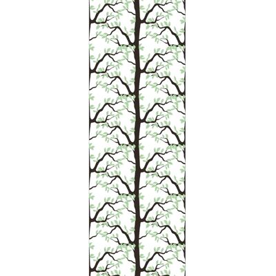 QUEENCE Rill Tapete - 90x250cm - Selbstklebend - Braun/Grün QUEENCE Rill Tapete - 90x250cm - Selbstklebend - Braun/Grün