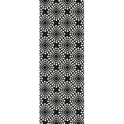 QUEENCE Vinyltapete Tomek - Selbstklebend, 0,9x2,5m, Schwarz - Wandbelag QUEENCE Vinyltapete Tomek - Selbstklebend, 0,9x2,5m, Schwarz - Wandbelag
