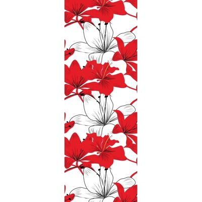 QUEENCE - Felizitas - rot/weiß - 0,9 m x 2,5 m - Tapete QUEENCE - Felizitas - rot/weiß - 0,9 m x 2,5 m - Tapete