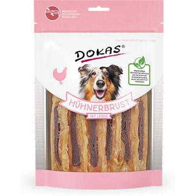 Dokas Hühnerleber & Brust Hundesnack - 880g Dokas Hühnerleber & Brust Hundesnack - 880g
