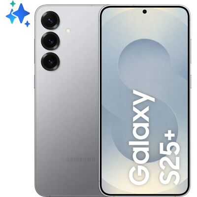 Samsung - Galaxy S25+ - Silver Shadow - 256 GB - Smartphone Samsung - Galaxy S25+ - Silver Shadow - 256 GB - Smartphone