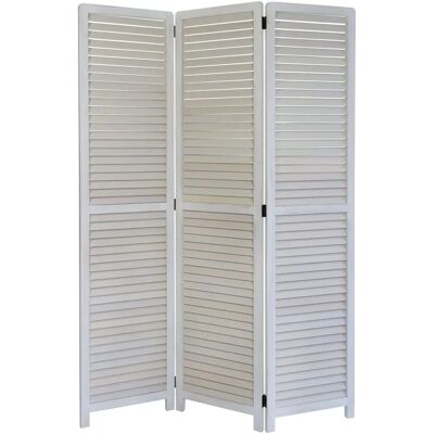 Homestyle4u Raumteiler - 3 Teile - Weiß - Raumteiler Homestyle4u Raumteiler - 3 Teile - Weiß - Raumteiler
