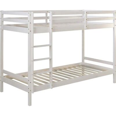 HomeStyle4u Weißes Etagenbett - Robuste Schutzgeländer für Kinder & Jugendliche HomeStyle4u Weißes Etagenbett - Robuste Schutzgeländer für Kinder & Jugendliche