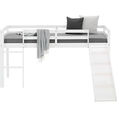 Homestyle4u Hochbett mit Rutsche - Loft Bed Homestyle4u Hochbett mit Rutsche - Loft Bed