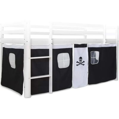 Homestyle4u Loft Betttuch - Piratenmuster Homestyle4u Loft Betttuch - Piratenmuster