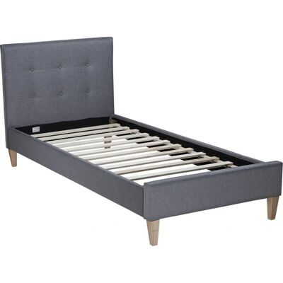 Einzelschlafzimmer - Grau - 90x200 cm - Single Bed - Gray - 90x200 cm Einzelschlafzimmer - Grau - 90x200 cm - Single Bed - Gray - 90x200 cm