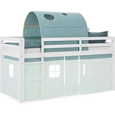 Homestyle4u - Cadre De Lit Superposé 90x200 - Bois Pin Massif - Lit Mezzanine - Publicité Homestyle4u - Cadre De Lit Superposé 90x200 - Bois Pin Massif - Lit Mezzanine - Publicité