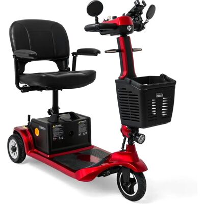 Rolektro - E-Trike 6 V.3 - Rot - 24V-20Ah - Mobility Scooter Rolektro - E-Trike 6 V.3 - Rot - 24V-20Ah - Mobility Scooter