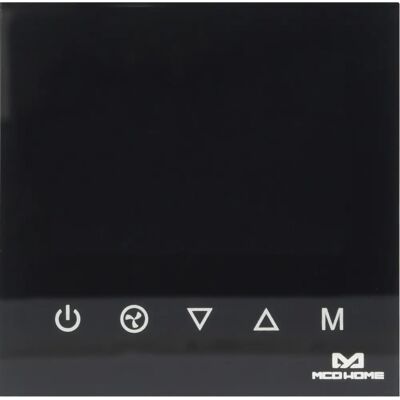 MCO Home MCOEMH8-FCB - Thermostat pour Fancoil - noir - Publicité MCO Home MCOEMH8-FCB - Thermostat pour Fancoil - noir - Publicité