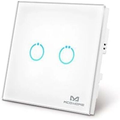 MCO Home MCOETPS312 - Interruttore Murale in Vetro - Controllo Scene - Standard Britannico MCO Home MCOETPS312 - Interruttore Murale in Vetro - Controllo Scene - Standard Britannico