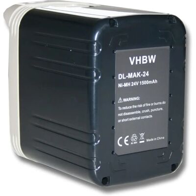 Batteria VHBW Makita 24V 1500mAh - Compatibile con Utensili Elettrici Batteria VHBW Makita 24V 1500mAh - Compatibile con Utensili Elettrici