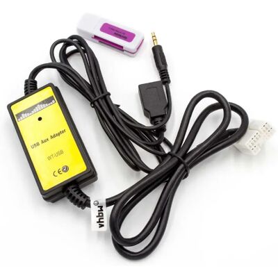 vhbw Cable adaptador AUX USB Audio - Radio de coche vhbw Cable adaptador AUX USB Audio - Radio de coche