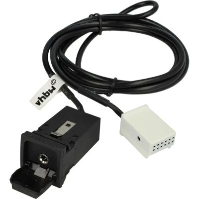 VHBW - Aux Adapter - Quadlock a 12 poli - Jack 3,5 mm - Cavo autoradio VHBW - Aux Adapter - Quadlock a 12 poli - Jack 3,5 mm - Cavo autoradio