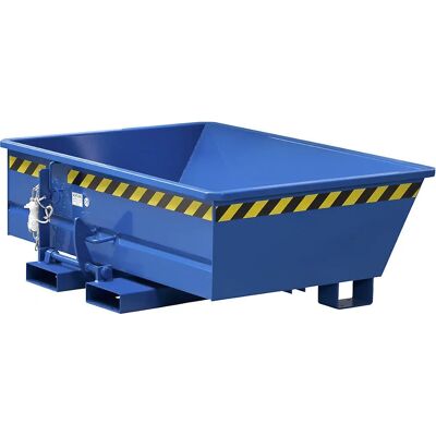 Contenedor de acero de bajo perfil Kaiserkraft - 0,35m³ - Azul Contenedor de acero de bajo perfil Kaiserkraft - 0,35m³ - Azul
