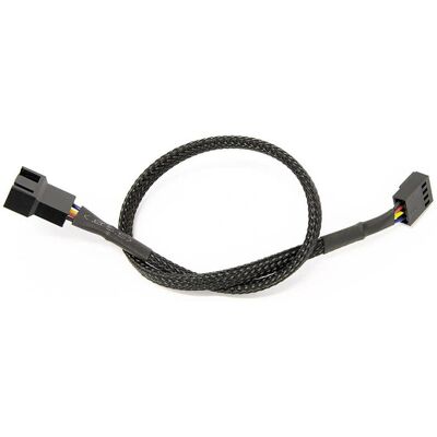 WaterCool 4Pin PWM extension - 30cm - schwarz WaterCool 4Pin PWM extension - 30cm - schwarz