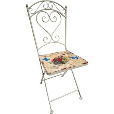 HTI-Living Gartenstuhl - Vintage Metallstuhl HTI-Living Gartenstuhl - Vintage Metallstuhl
