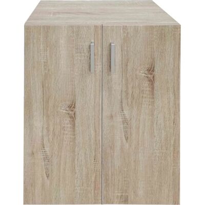 HTI-Line - Kommode - 60 x 30.5 x 77 cm - 2 Regalböden - 2 Türen - Kommode HTI-Line - Kommode - 60 x 30.5 x 77 cm - 2 Regalböden - 2 Türen - Kommode