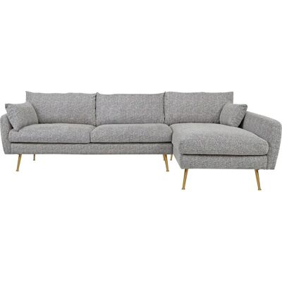 HTI-Living - Antonius - Grau Webstoff - Rechte Eckcouch - Sofa HTI-Living - Antonius - Grau Webstoff - Rechte Eckcouch - Sofa