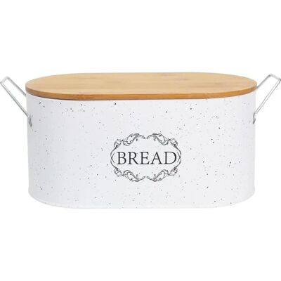 neuetischkultur - Brotkasten Vorratsdosen 4er-Set Landhaus Weiss - White - Wood lid - Brotboxen Set neuetischkultur - Brotkasten Vorratsdosen 4er-Set Landhaus Weiss - White - Wood lid - Brotboxen Set