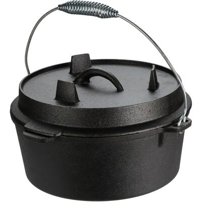 neuetischkultur Grilltopf rund, Pfanne + Kochtopf, Schwarz - Cookware set neuetischkultur Grilltopf rund, Pfanne + Kochtopf, Schwarz - Cookware set