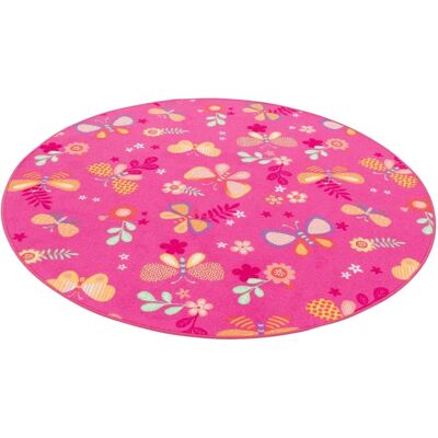Snapstyle - Schmetterling Rund - 160x160 - Rug Snapstyle - Schmetterling Rund - 160x160 - Rug