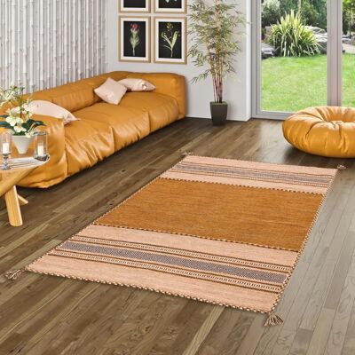 Pergamon - Navarro Kelim - 140x200 cm - Cotton - Rug - Publicité Pergamon - Navarro Kelim - 140x200 cm - Cotton - Rug - Publicité