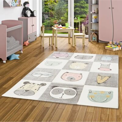 Pergamon - Maui Kids Happy Animals - 120 x 170 cm - Rug - Publicité Pergamon - Maui Kids Happy Animals - 120 x 170 cm - Rug - Publicité