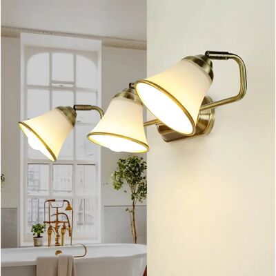 Licht-Erlebnisse Vintage Wandleuchte, E14, verstellbar, Badezimmer & Wohnzimmer - Wandlampe Licht-Erlebnisse Vintage Wandleuchte, E14, verstellbar, Badezimmer & Wohnzimmer - Wandlampe