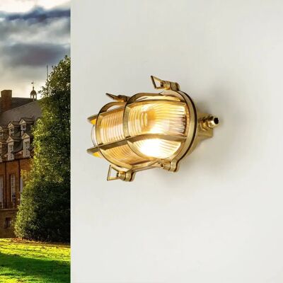 Lido Lights Fixture - Skiathos - Messing - Nickel - Wandlampe Lido Lights Fixture - Skiathos - Messing - Nickel - Wandlampe