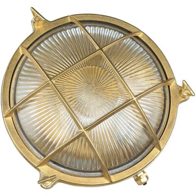 LICHT-ERLEBNISSE - Lido - Brass - IP64 - Wandleuchte LICHT-ERLEBNISSE - Lido - Brass - IP64 - Wandleuchte