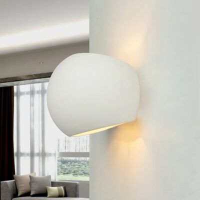 Licht-Erlebnisse Weiße Wandlampe - Malbar Modern Klassisch Beleuchtung Licht-Erlebnisse Weiße Wandlampe - Malbar Modern Klassisch Beleuchtung