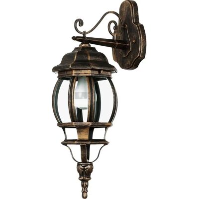 LICHT-ERLEBNISSE - Brest - Kupfer-schwarz - Außenleuchte LICHT-ERLEBNISSE - Brest - Kupfer-schwarz - Außenleuchte