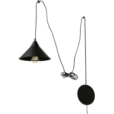 Licht-Erlebnisse Schwarze Pendelleuchte - Innenraum Hängelampe - Modern Deckenlampe Licht-Erlebnisse Schwarze Pendelleuchte - Innenraum Hängelampe - Modern Deckenlampe