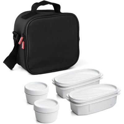 Tatay Urban Food Casual - Lunch Bag with 4 Containers - 3L Capacity Tatay Urban Food Casual - Lunch Bag with 4 Containers - 3L Capacity