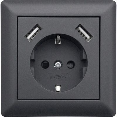 LEDmaxx USB1003 Kinder-Schutzsteckdose mit USB - Wandmontage LEDmaxx USB1003 Kinder-Schutzsteckdose mit USB - Wandmontage