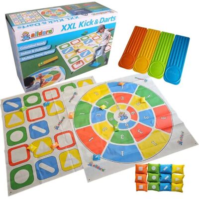 alldoro 60058 Set di Giocattoli Attivi/Abilità - Gioco all'Aperto per 4 Persone alldoro 60058 Set di Giocattoli Attivi/Abilità - Gioco all'Aperto per 4 Persone