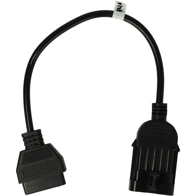 vhbw Adattatore OBD Opel 10Pin-OBD1 a OBD2 - Nero vhbw Adattatore OBD Opel 10Pin-OBD1 a OBD2 - Nero